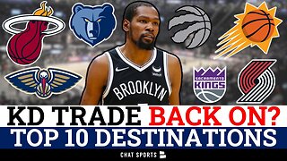 Top 10 Destinations For Kevin Durant Ft. Warriors, Suns & Pelicans