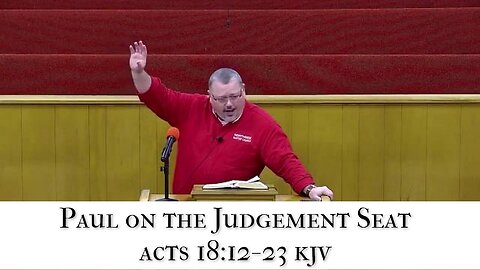 Paul on the Judgement Seat