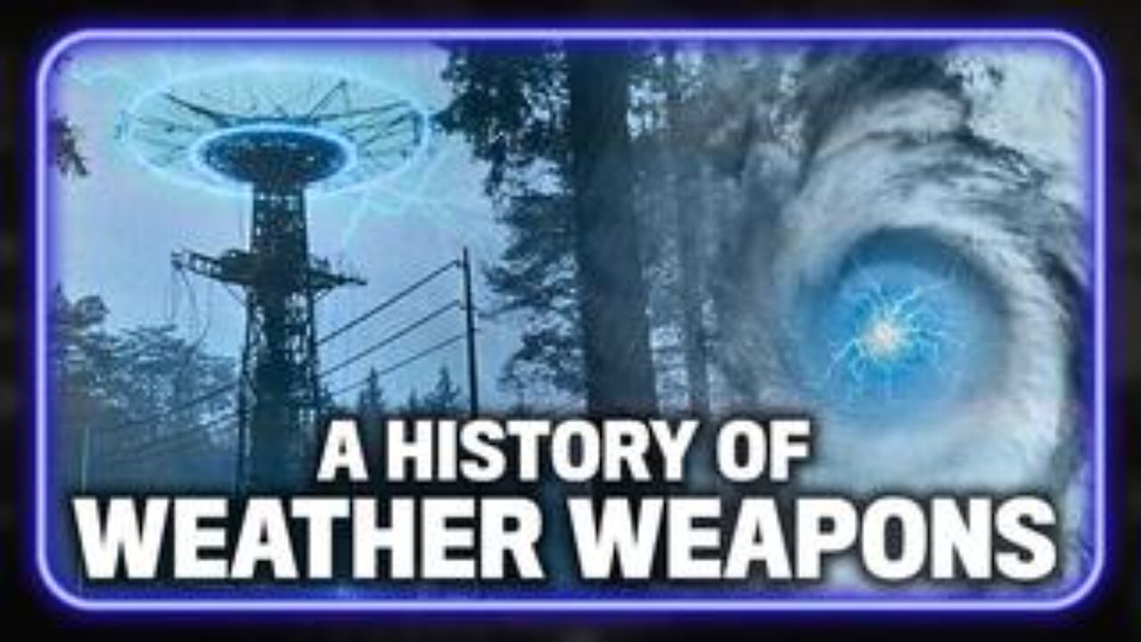 Secret History Of Weather Weapons That Appear To Be Used On Hurricane Helene