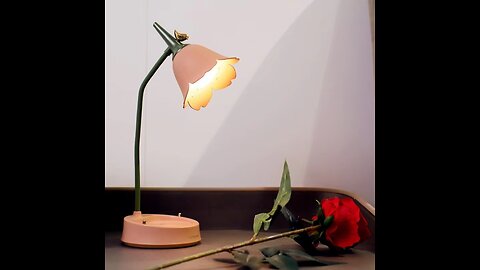 Flower LED Desk Lamp Student Bedroom Room Lighting