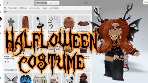 Creating My Roblox Halfloween Costume