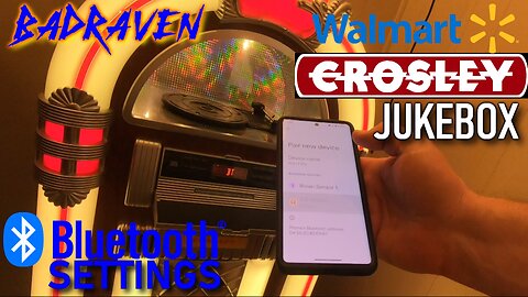 Crosley Jukebox Bluetooth Settings