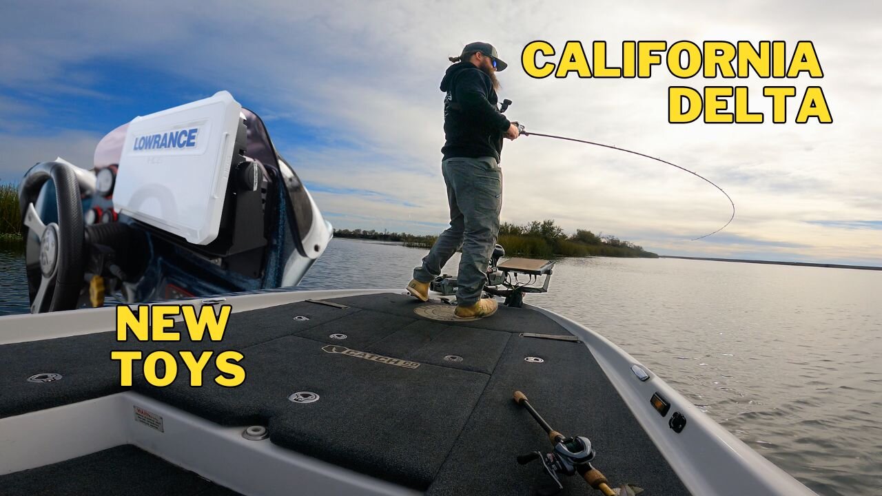 Im Back with NEW TOYS - Late Fall Bass Fishing on the California Delta