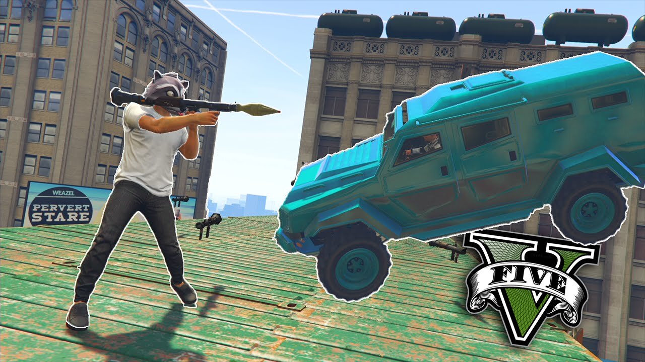 GTA V Online_ ROCKETS VS INSURGENT MUITO BAGUNÇADO HEHE