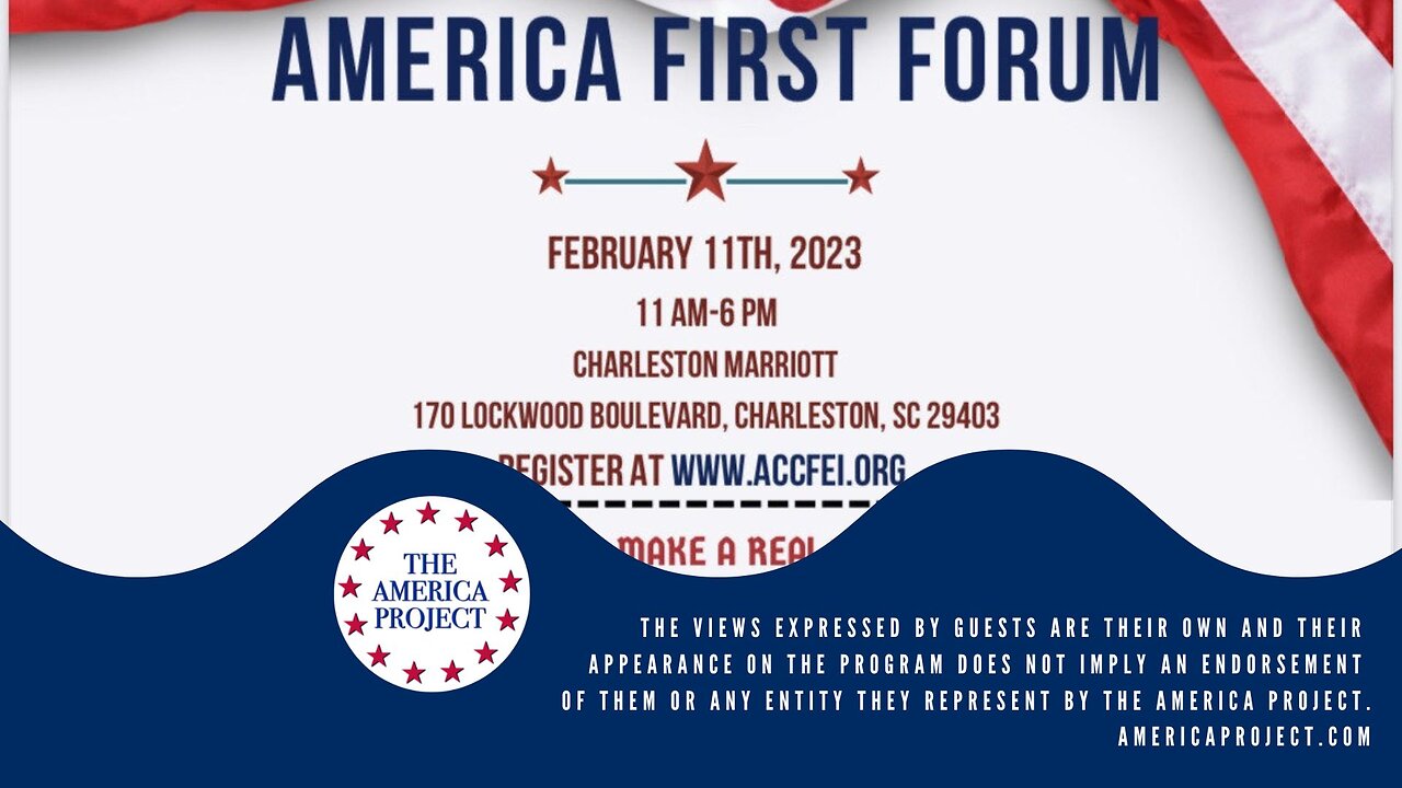 South Carolina America First Forum. An American Citizens & Candidates Forum for Election Integrity sponsored by The America Project