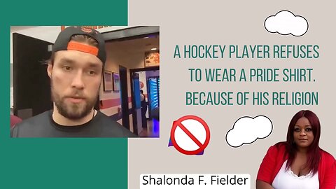 A Hockey Player refuses to wear a 🏳️‍🌈 jersey