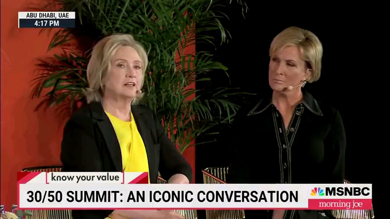 Hillary Clinton “women and children are the primary victims of conflict and climate change.”