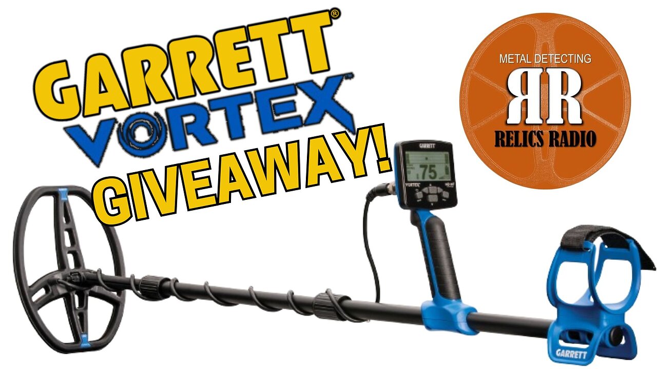 WIN A FREE GARRETT VORTEX VX9 METAL DETECTOR