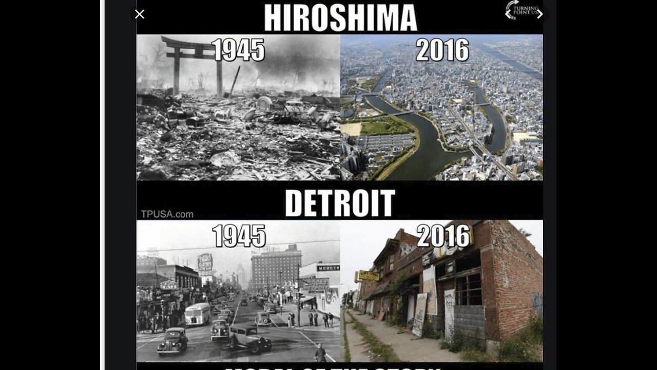 detroit before and after the diversity, detroit antes y despues de la diversidad