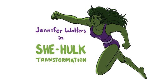 Green She-Hulk Transformation | Animation | Avengers | Jennifer Walters