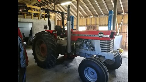 Massey Ferguson 1080 - Testrun after restoration and twintrubo upgrade