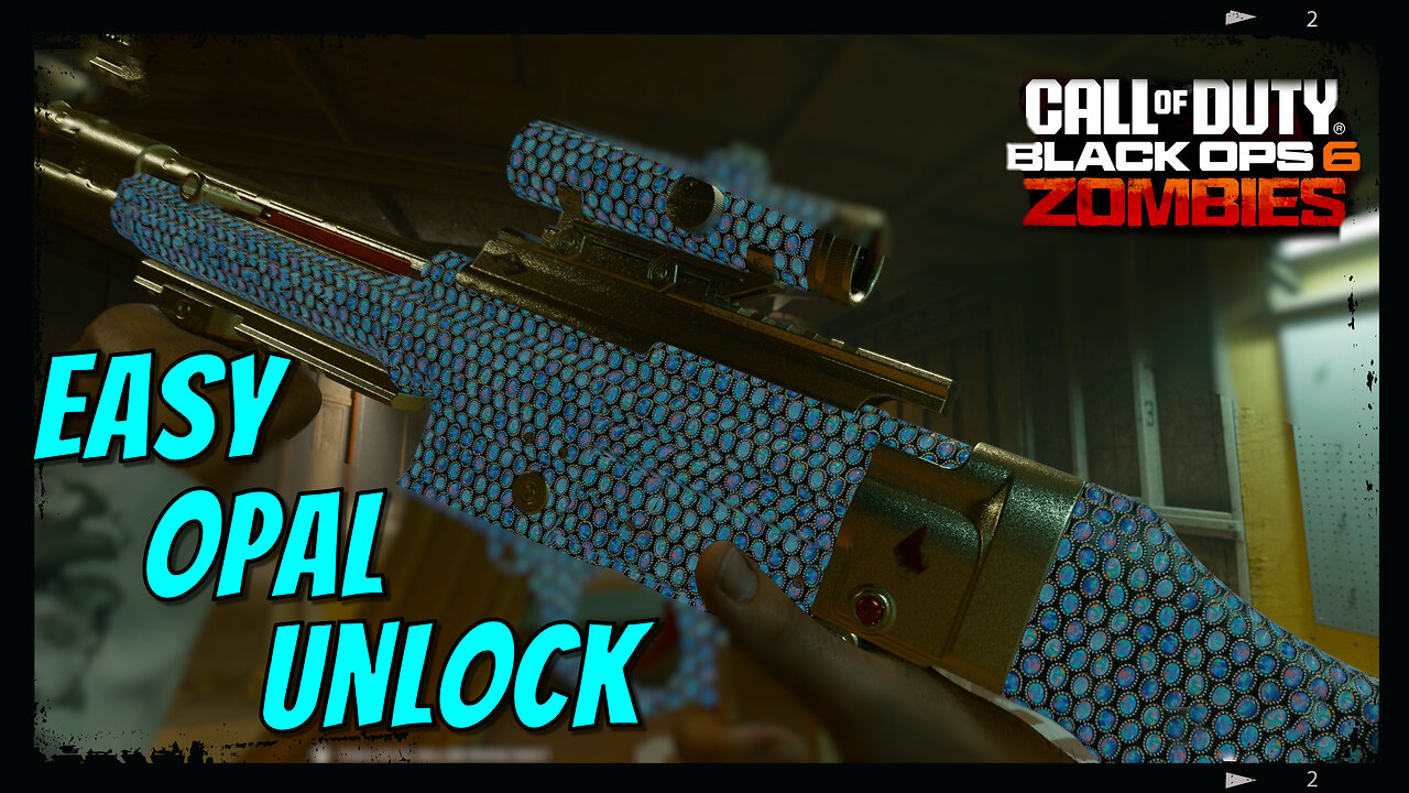 How To Unlock Opal Camo Easy - Black Ops 6 Zombies