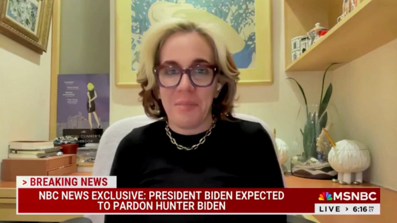 Liberal MSNBC Commentator Molly Jong-Fast Left Speechless Over Hunter Biden Pardon