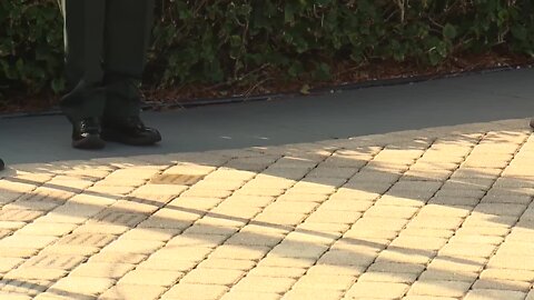 Memorial brick laying ceremony honors fallen deputy