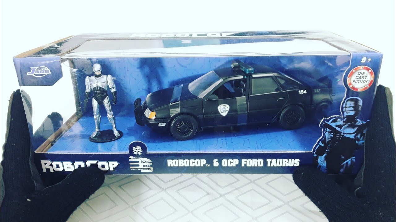 Robocop 1987 Ford Taurus 1:24 Jada, Unboxing!