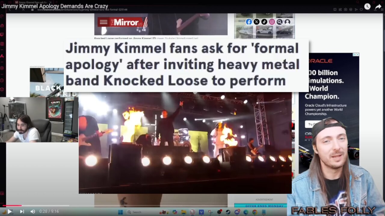 The Jimmy Kimmel/Knocked Loose/Poppy Situation Is Ridiculous