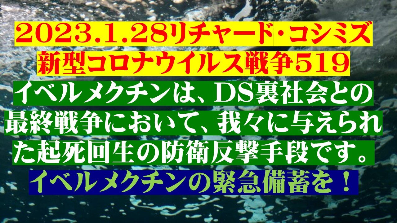 2023.1.28リチャード・コシミズ 新型コロナウイルス戦争519