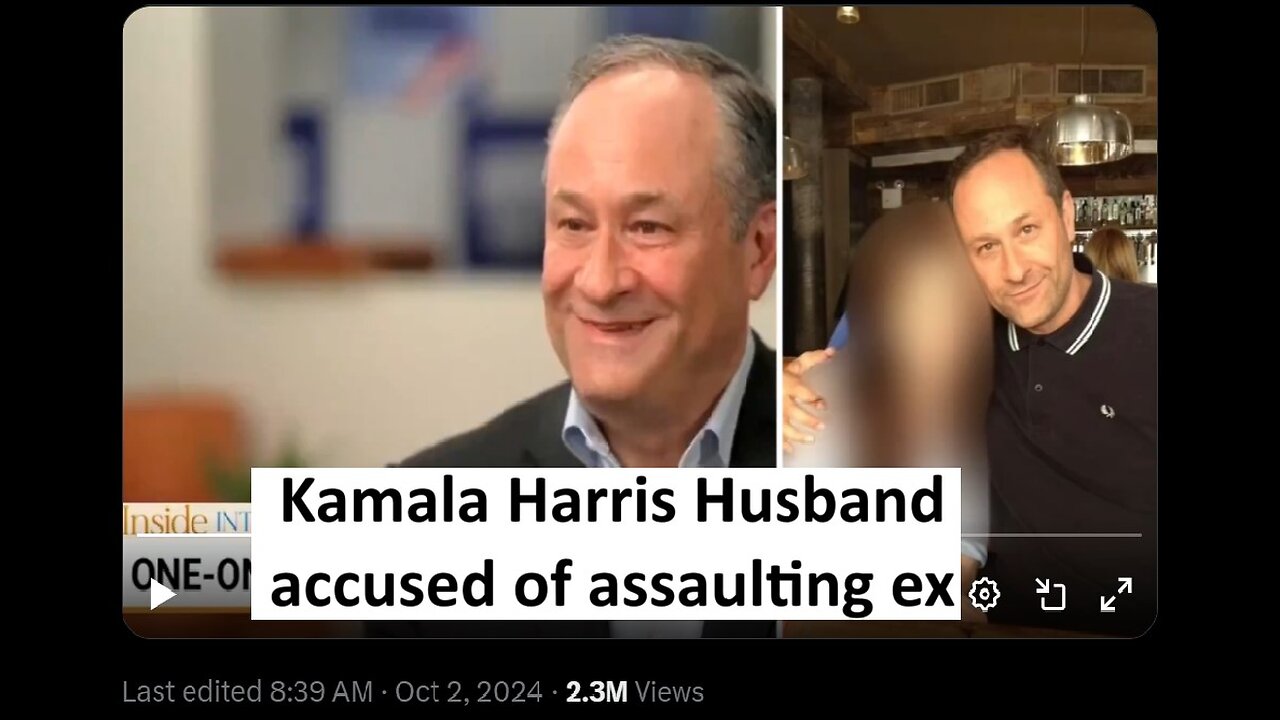 Kamala Harris husband accused of slapping ex and pressuring abortion