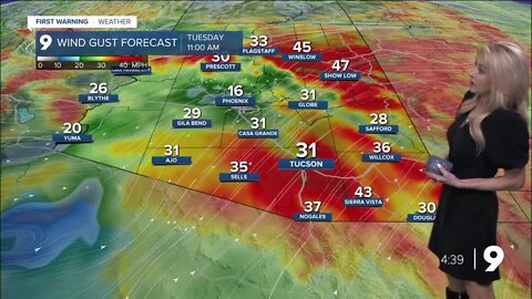 Very strong wind, rain and snow coming