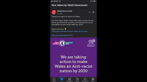 Wales government : Anti racist program 09/02/2024