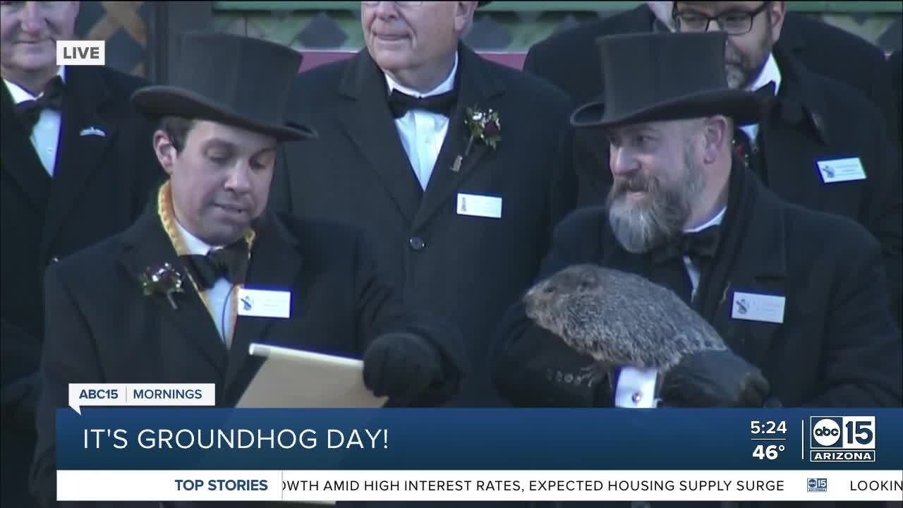 Groundhog Day reveals six more weeks of winter!