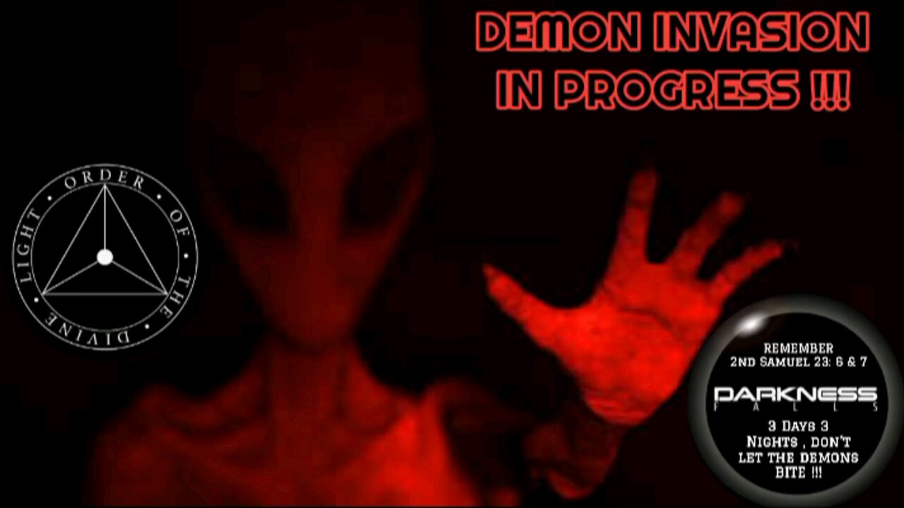 Demon Invasion In Progress,this is not Mr Rogers neighborhood, but the new divided States of America