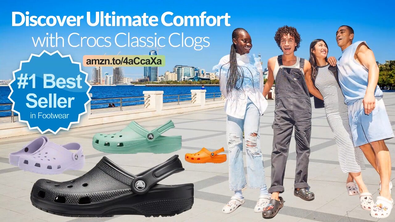 Discover Ultimate Comfort with Crocs Classic Clogs - #1 Best Seller in Footwear