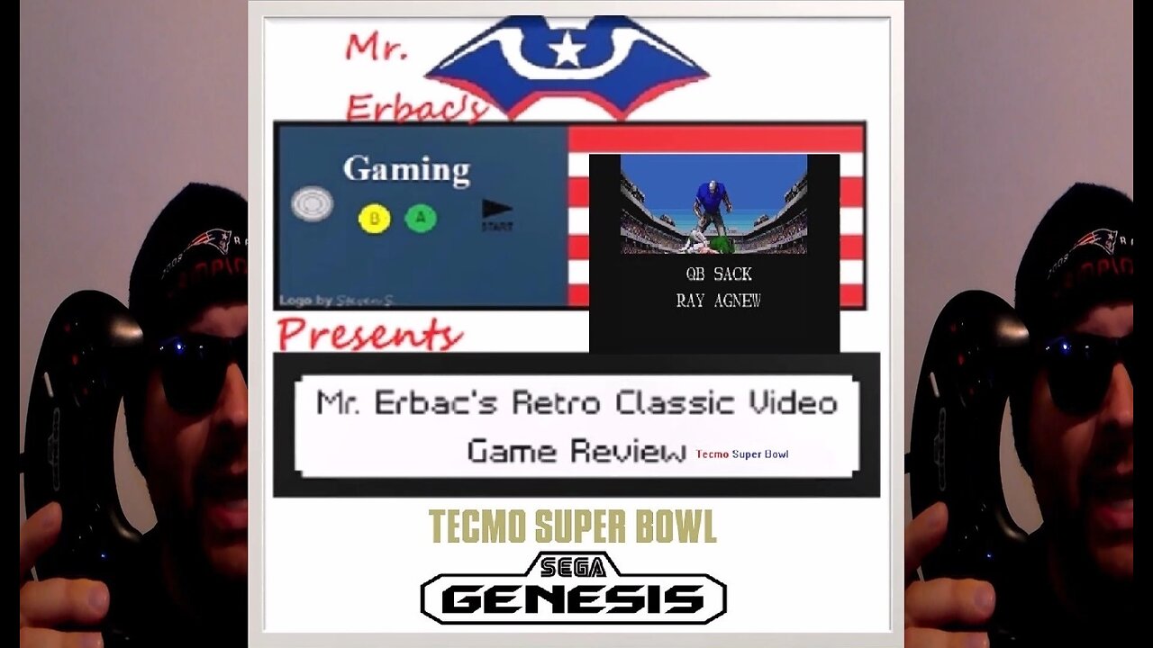 Mr. Erbac's Retro Classic Video Game Review - Tecmo Super Bowl (Sega Genesis)