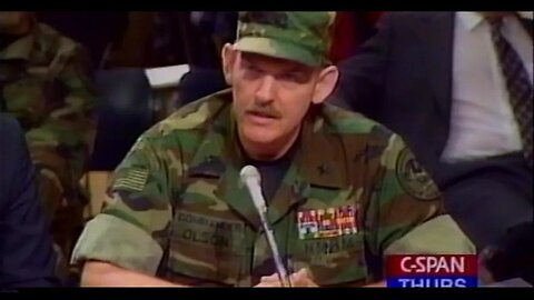 Michigan Militia Commander Norman Olson Tells the U.S. Senate What They Didn't Want To Hear