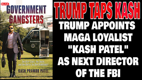 KASH PATEL TO FBI & BIDEN PARDONS HUNTER TO COVER HIS ASS (Ep #870)