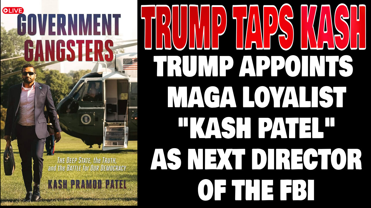 KASH PATEL TO FBI & BIDEN PARDONS HUNTER TO COVER HIS ASS (Ep #870)