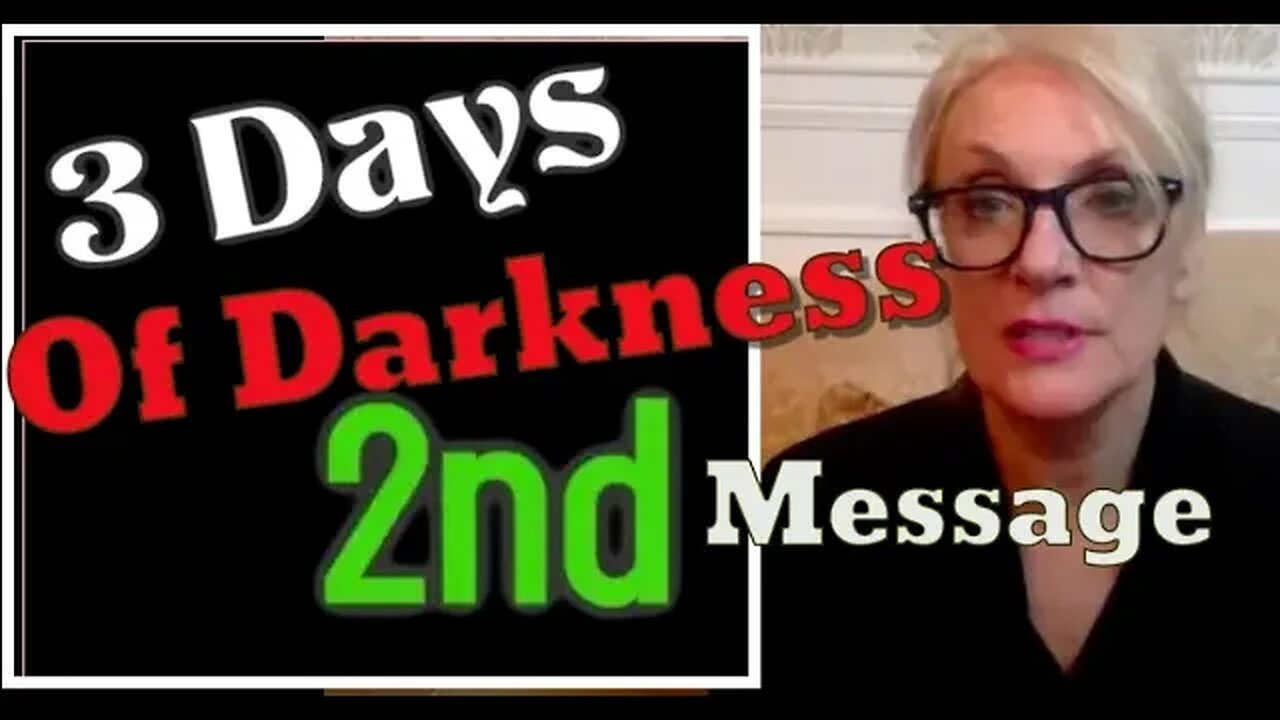 God Warns Of 3 Days Of Darkness Coming Soon! 2nd Message