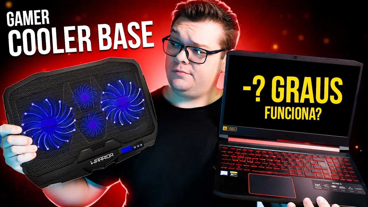 FUNCIONA? BASE PARA NOTEBOOK GAMER! NOS TESTAMOS