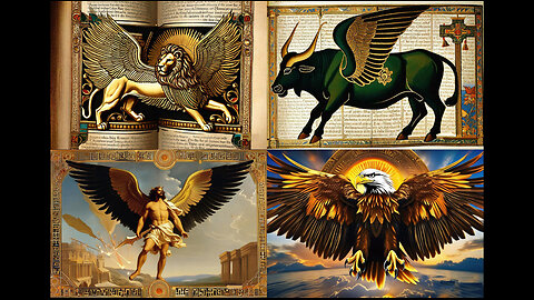 The Vision of Ezekiel & The Four Living Creatures of Revelation