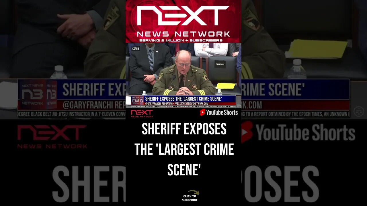 Sheriff Exposes The 'Largest Crime Scene' #shorts