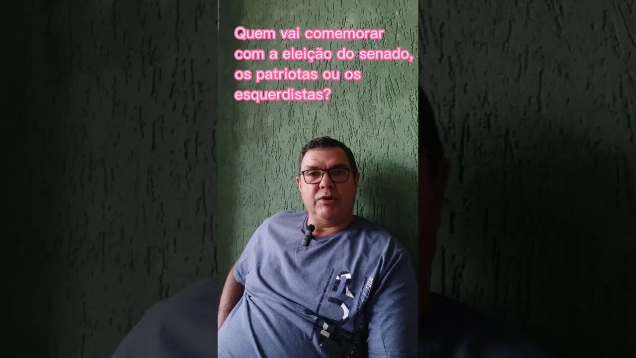 Quem vai comemorar com a eleição do senado, os patriotas ou os esquerdistas?