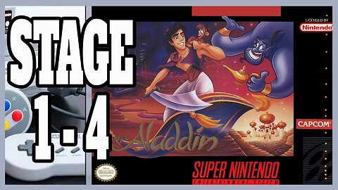Disney's Aladdin (SNES) Stage 1/4 - Agrabah