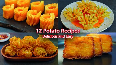 12 amazing potato recipes!! Collections! Delicious and easy! 💖👌Potato snack, french fries