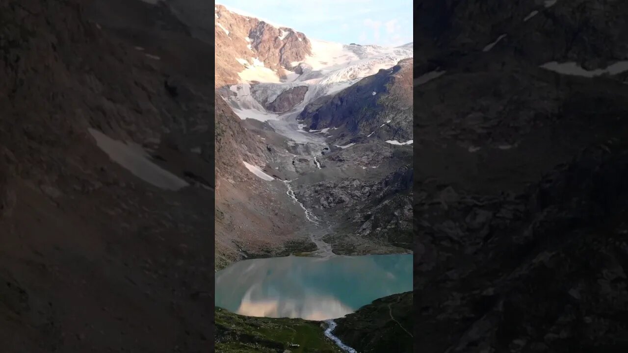 A mountain lake view #shorts #nature #relaxingmusic