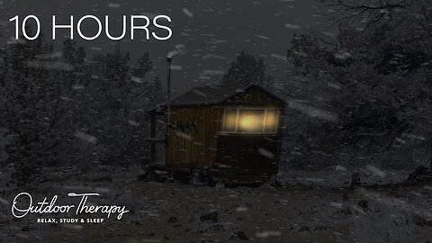 Blizzard in a Gypsy Caravan | Howling Wind & Blowing Snow Ambience | Relax | Study |Sleep | 10 HOURS