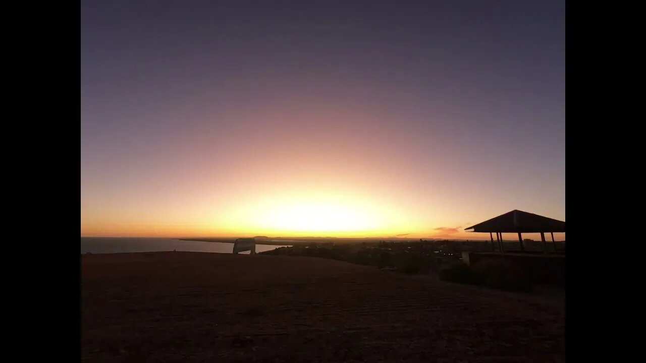 Sunset Time Lapse with Jupiter and Venus from Hummock Hill (February 5-2023) GoPro Hero 7