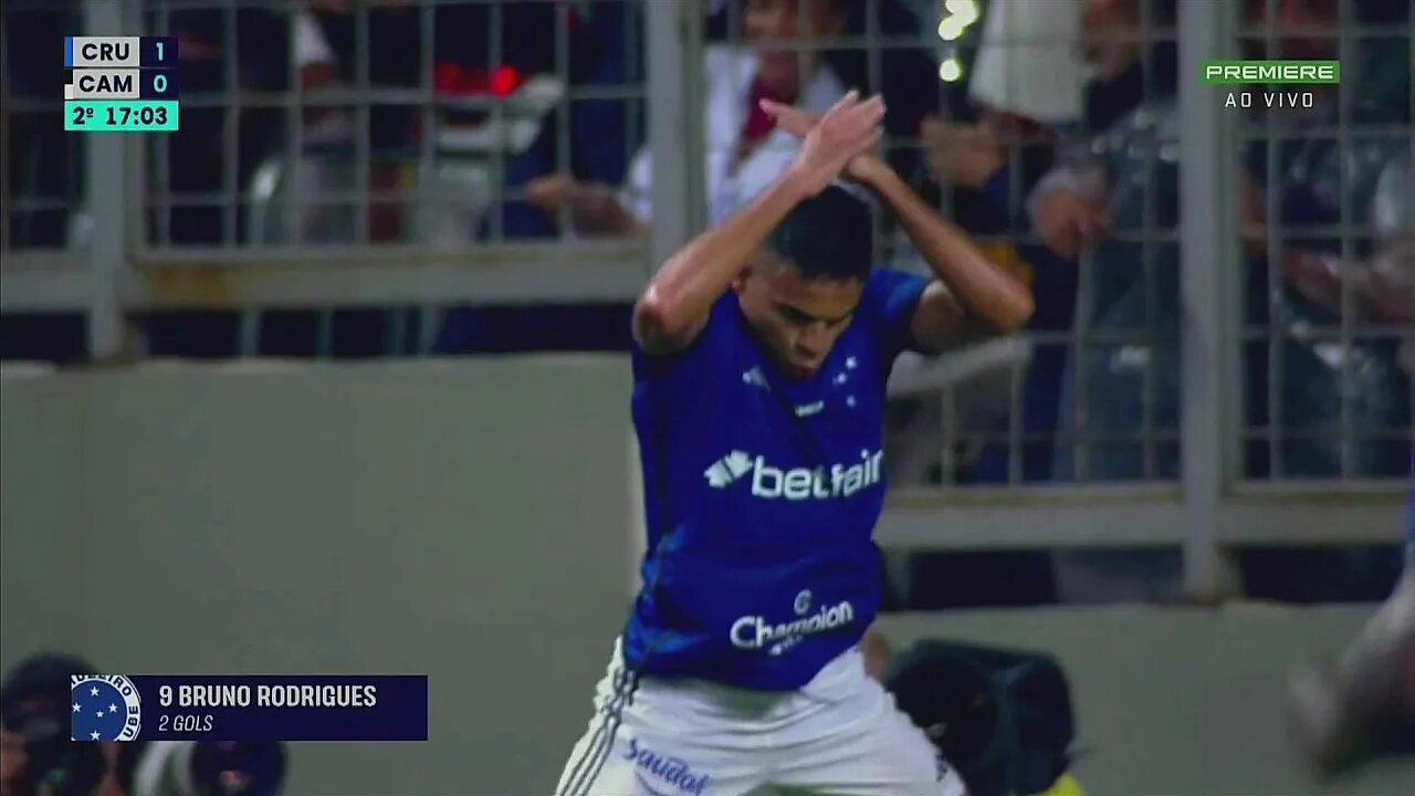 gol de Bruno Rodrigues hoje - Bruno Rodrigues gol hoje - gol cruzeiro hoje