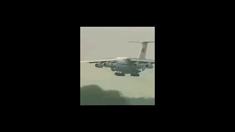 Flight evolutions and transformations of a Soviet Ilyushin Il-76.