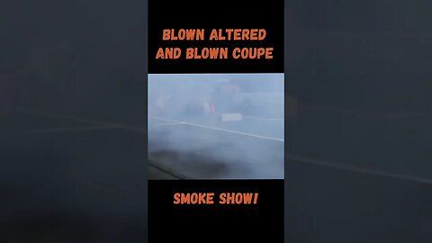 Blown Altered and Blown Coupe Epic Burnout Smoke Show! #shorts