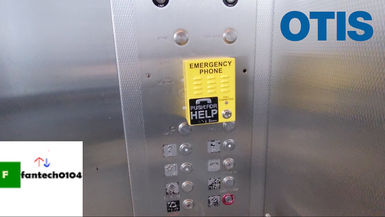 Otis Hydraulic Elevator @ Rye Metro North Railroad Station - Rye, New York