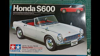 Tamiya Honda S600 unboxing Part 1