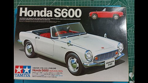 Tamiya Honda S600 unboxing Part 1