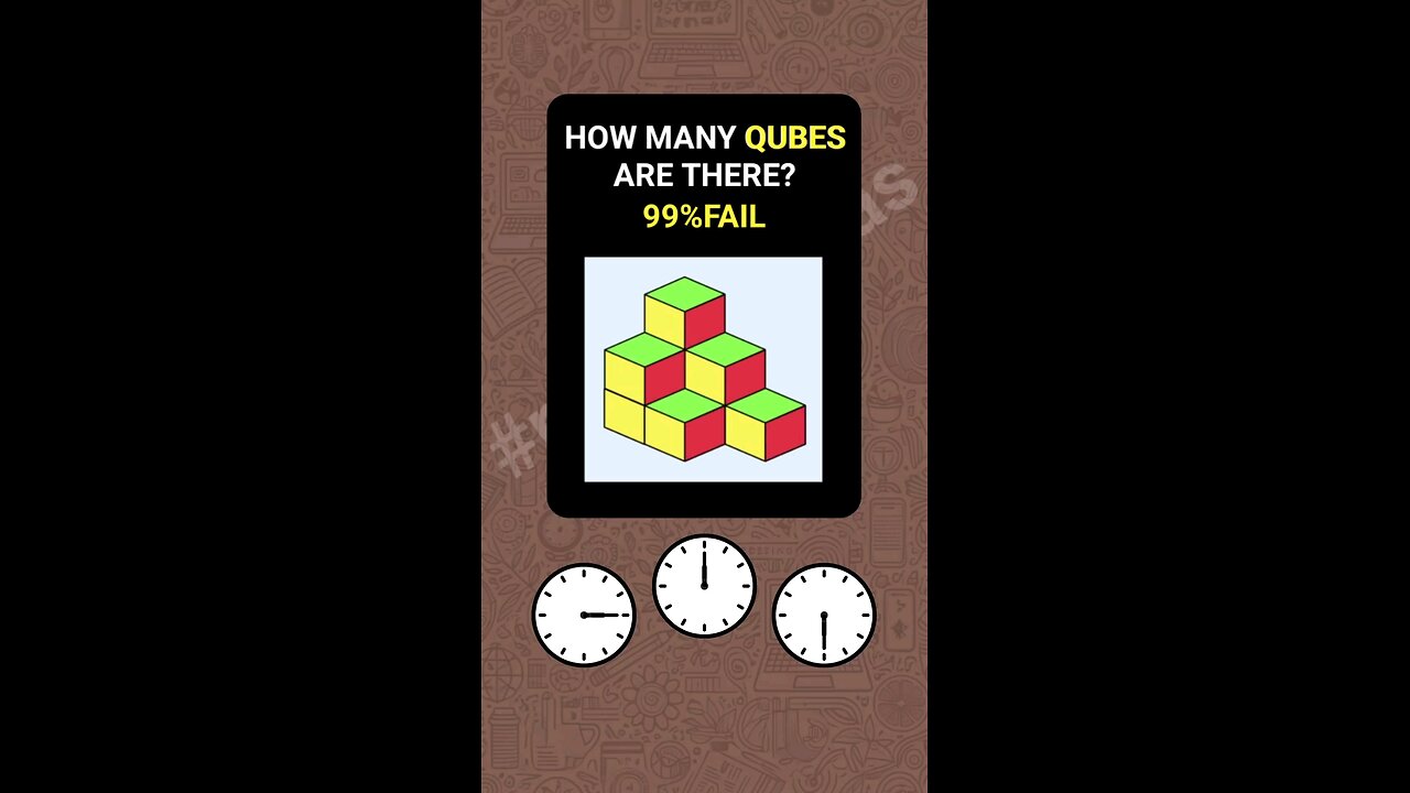 How Many Cubes Can You Count? 🤔 #realbipuldas #opticalillusion #mindgames #brainchallenge