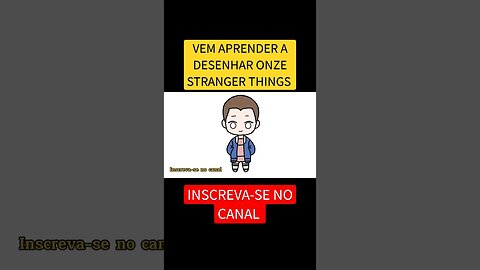 COMO DESENHAR ONZE STRANGER THINGS FÁCIL #desenho #shorts #strangerthings