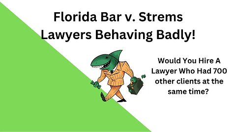 Florida Bar v. Strems - Lawyers Behaving Badly